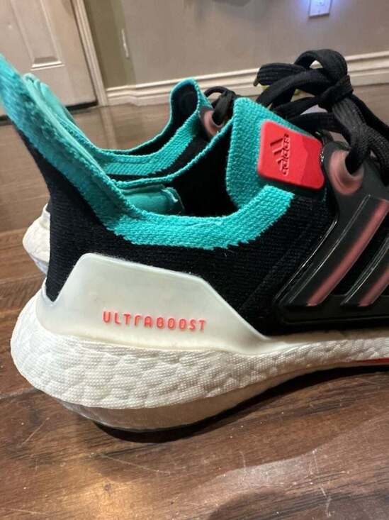 Adidas Ultraboost 21 Parley Running Shoes Black Teal Pink main image 2